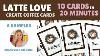 10 Cards In 20 Minutes Learn To Make This Latte Love Card With Brandy Coffee Cardmaking Series