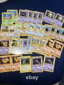 (115) Pokemon Base Set ALL Shadowless cards