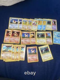 (115) Pokemon Base Set ALL Shadowless cards