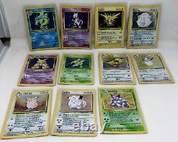 11 Pokemon Card Lot All Rare Holo Base Set 2 Never Played Excellent Condition