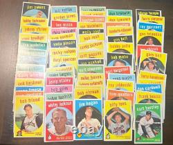 165 Card 1959 Topps Baseball Partial Set 165/572 Starter lot VGEX All Different