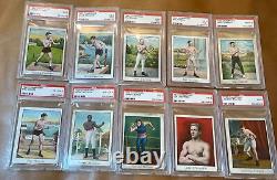 1910 T220 Boxing Partial Set Lot ALL PSA Graded 10 Cards Jack Dempsey Corbett