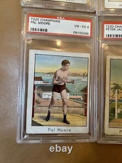 1910 T220 Boxing Partial Set Lot ALL PSA Graded 10 Cards Jack Dempsey Corbett