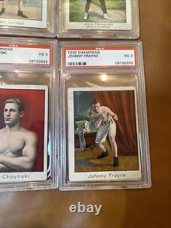 1910 T220 Boxing Partial Set Lot ALL PSA Graded 10 Cards Jack Dempsey Corbett