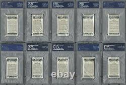 1938 W. A. & A. C. Churchman Boxing Complete Set 50/50 ALL PSA 8 or higher