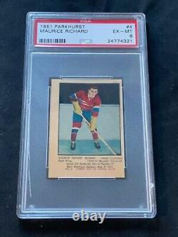 1951-52 Parkhurst Hockey Card Set (105), All Graded, Avg. 6.7, High Grade