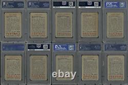 1951 Bowman Football Complete Set All Graded PSA 7s & 8s 144/144 Lavelli