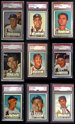 1952 Topps Baseball All-PSA Almost Complete S witho card #311 Mickey Mantle 5 EX