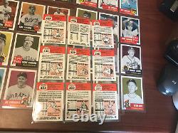 1953 Reprint Set All-Star Game Cadaco Baseball With Baseball Cards (330 pairs)