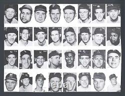 1955 All-american Sport Club Complete Card Set 500 Mickey Mantle Jackie Robinson
