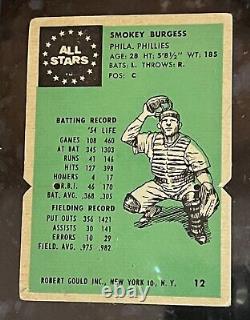 1955 Robert Gould All Star Smoky Burgess Baseball Card RARE