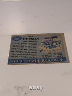 1955 Topps ALL AMERICAN Football Card #97 DON HUTSON Alabama Rookie Very Good Cd