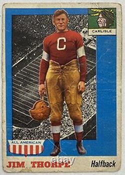 1955 Topps All-American #37 Jim Thorpe Carlisle Low Grade Poor