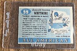 1955 Topps All-American Don Whitmire #99 Alabama & Navy EX+