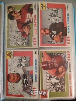 1955 Topps All American Football Near Complete Set with Four Horsemen Card