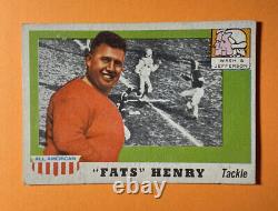 1955 Topps All-American Set-Break #100 Fats Henry