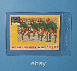 1955 Topps football card THE FOUR HORSEMEN #68 Set Break