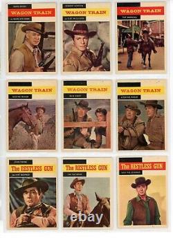 1958 TV WESTERNS Complete 71 Card Set- All cards Scanned HIGH GRADE- MUST SEE