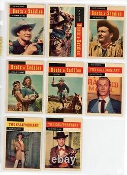 1958 TV WESTERNS Complete 71 Card Set- All cards Scanned HIGH GRADE- MUST SEE