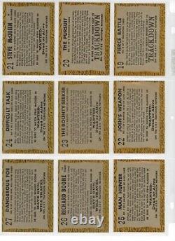 1958 TV WESTERNS Complete 71 Card Set- All cards Scanned HIGH GRADE- MUST SEE