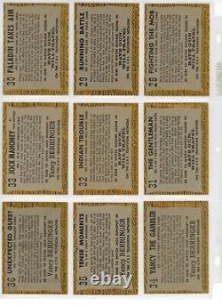 1958 TV WESTERNS Complete 71 Card Set- All cards Scanned HIGH GRADE- MUST SEE