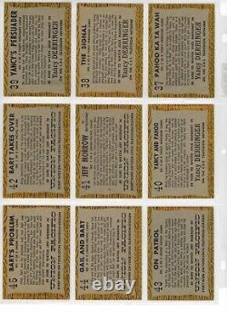 1958 TV WESTERNS Complete 71 Card Set- All cards Scanned HIGH GRADE- MUST SEE