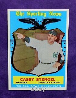 1959 Topps Casey Stengel All Star #552 Pack Fresh Looking Card