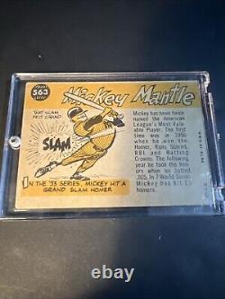 1960 Topps #563 Mickey Mantle All Star MLB Logo! New York Yankees! HOF 430