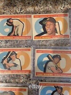 1960 Topps Baseball AS All-Star (553-572) COMPLETE SET