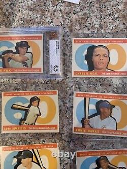 1960 Topps Baseball AS All-Star (553-572) COMPLETE SET