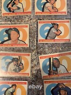 1960 Topps Baseball AS All-Star (553-572) COMPLETE SET