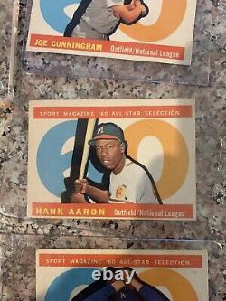 1960 Topps Baseball AS All-Star (553-572) COMPLETE SET