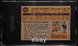 1960 Topps Giants #316 Willie McCovey SGC 5 RC