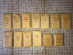 1960s APBA NFL FOOTBALL GAME PLAYER CARD SETS ALL 13 TOP PRO TEAMS OF THE PAST