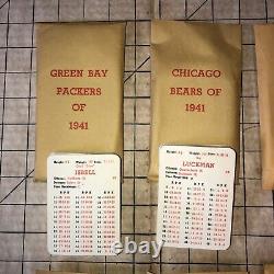 1960s APBA NFL FOOTBALL GAME PLAYER CARD SETS ALL 13 TOP PRO TEAMS OF THE PAST