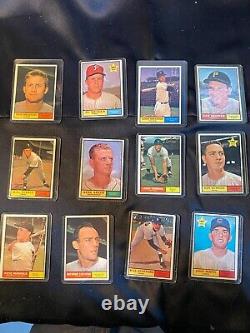 1961 Topps Baseball Set Break /all in 200's/82 cards total