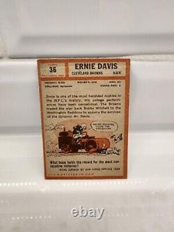 1962 Topps #36 Ernie Davis SP RC EX+