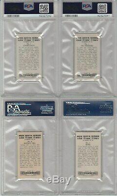 1963 Barratt The Wild West (complete Set Of 25 Cards) All Psa Graded