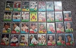 1963 Topps Mickey Mantle Lot Yankees Team Set ALL PICD INCL! 100% Authentic