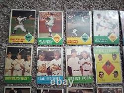 1963 Topps Mickey Mantle Lot Yankees Team Set ALL PICD INCL! 100% Authentic