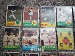 1963 Topps Mickey Mantle Lot Yankees Team Set ALL PICD INCL! 100% Authentic