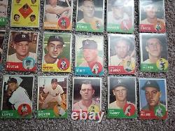 1963 Topps Mickey Mantle Lot Yankees Team Set ALL PICD INCL! 100% Authentic