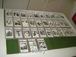 1964 Leaf, The Munsters Complete Graded Card Set, All Psa, Overall Avg Is 7.05