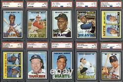 1967 Topps Baseball Complete Master Set 624/609 All Graded Avg PSA 8 Mays Mantle