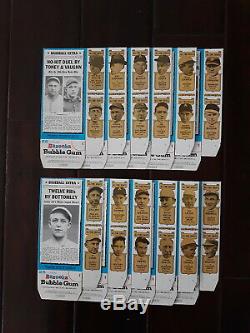 1969 1970 TOPPS BAZOOKA All Time Greats Set 12 Boxes BABE RUTH Gehrig TY COBB ++