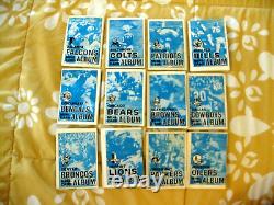 1969 Topps Football Insert 4 In 1's Complete Set All 26 Albums And Cards 260/260