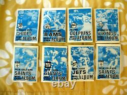 1969 Topps Football Insert 4 In 1's Complete Set All 26 Albums And Cards 260/260