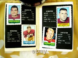 1969 Topps Football Insert 4 In 1's Complete Set All 26 Albums And Cards 260/260