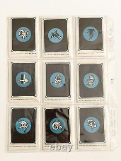 1969 Topps Football Mini 4 in 1 Panels EX-NM Complete Set + All Albums + 2 PSA