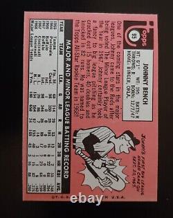 1969 Topps Johnny Bench 2nd Year All Star Rookie Card #95 In Set